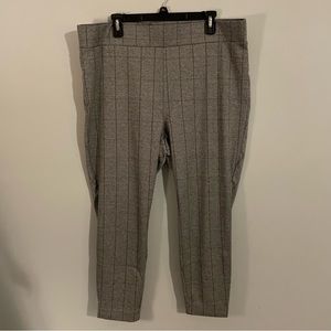 Loft Plus Size 22 Houndstooth Striped Stretchy Pants